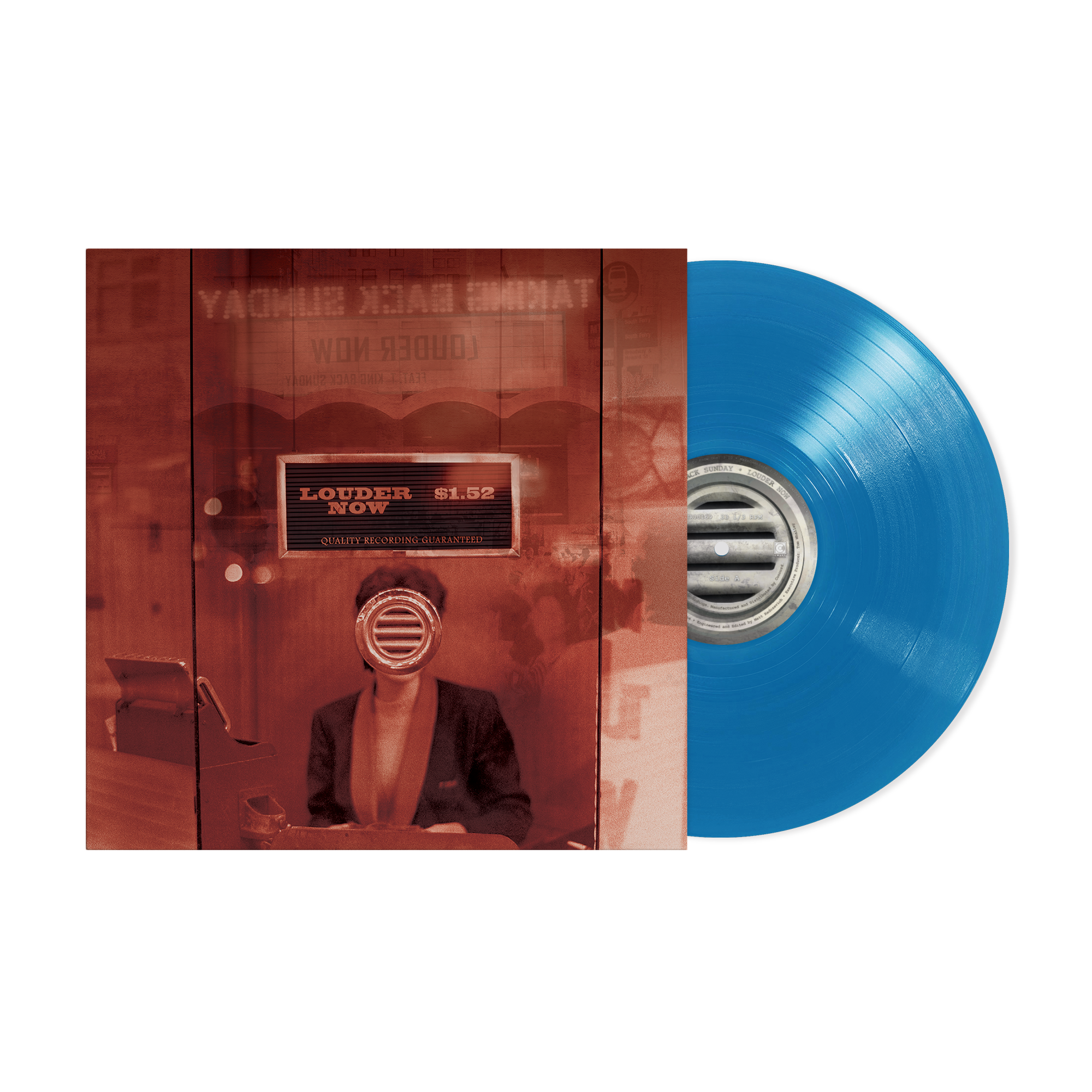 TAKING BACK SUNDAY 'LOUDER NOW' LP (Limited Edition – Only 500 Made, Opaque Aqua Vinyl)