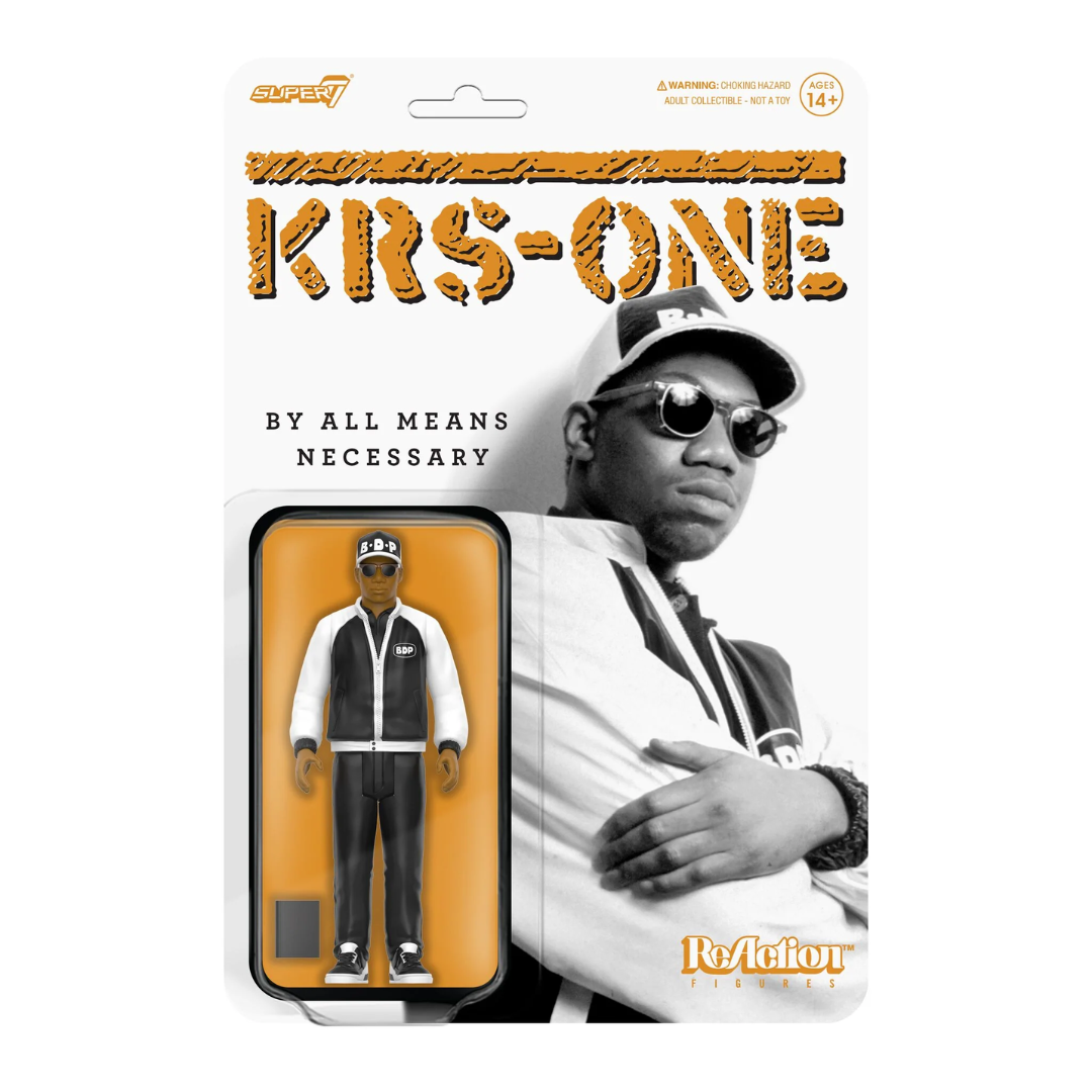 KRS-ONE (BY ALL MEANS NECESSARY BDP) REACTION FIGURE WAVE 01