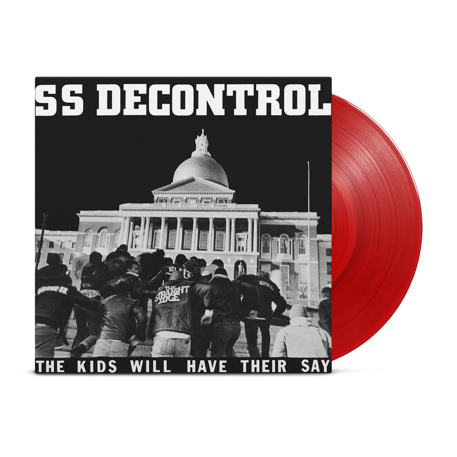 SS DECONTROL ‘THE KIDS WILL HAVE THEIR SAY’ LP (Limited Edition – Only 350 made, Transparent Red Vinyl)