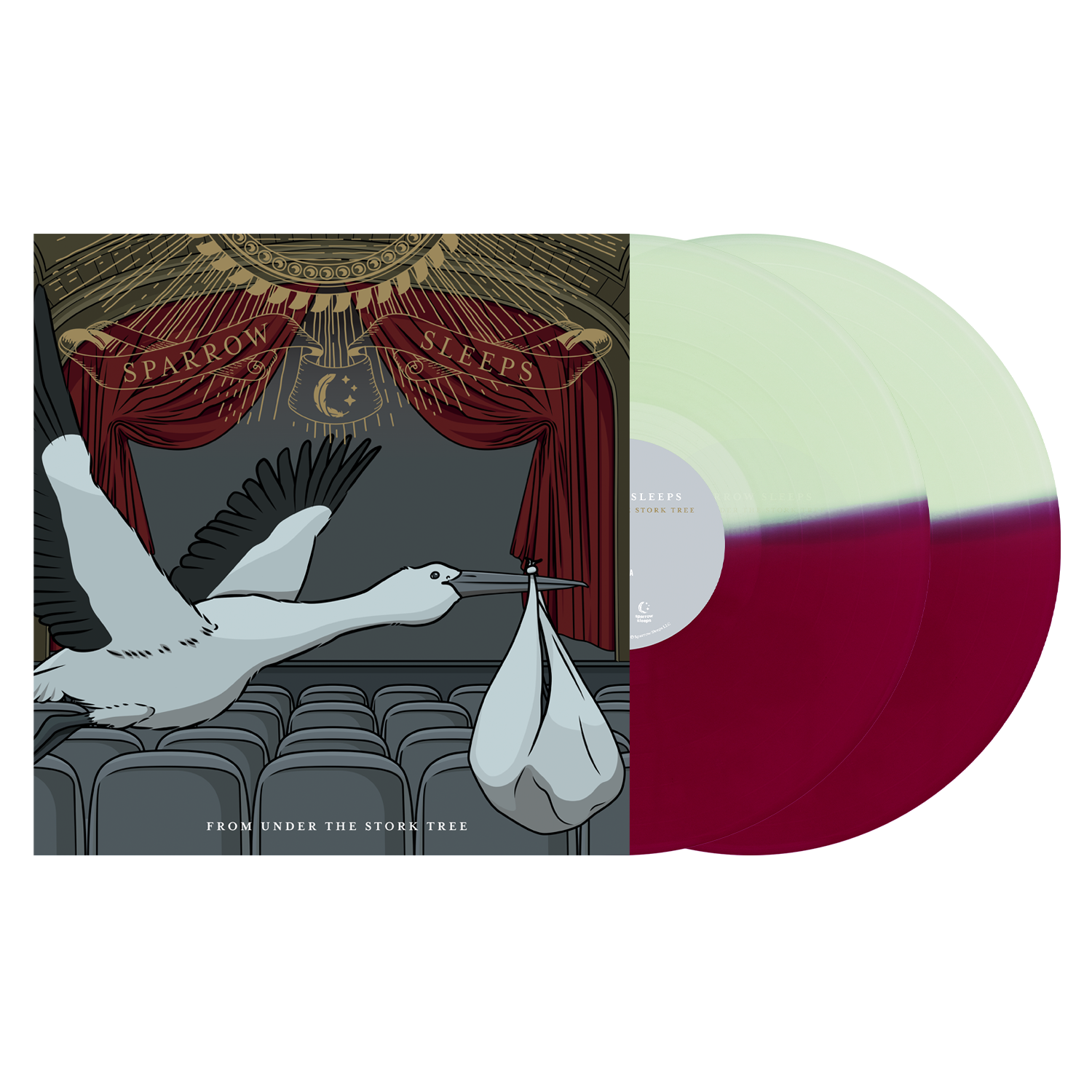 FALL OUT BOY 'FROM UNDER THE STORK TREE' 2LP (Coke Bottle Clear / Maroon Vinyl)