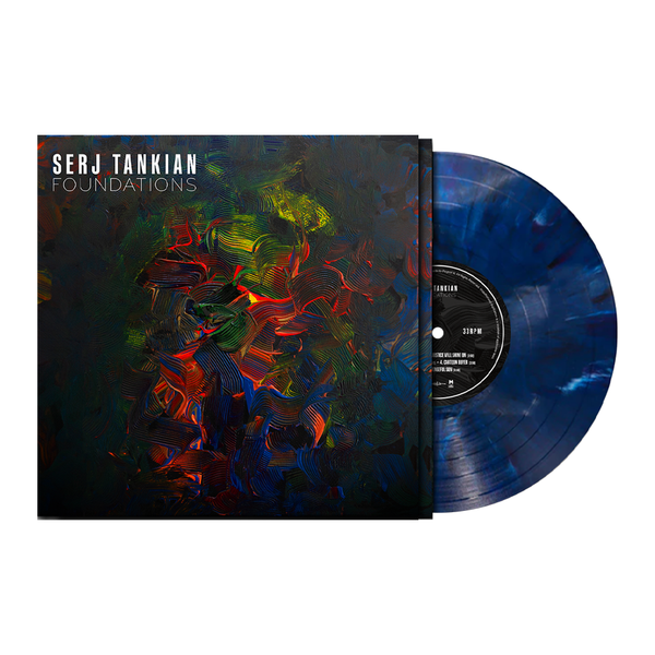 SERJ TANKIAN 'FOUNDATIONS' EP (Limited Edition – Only 500 Made, Dark Blue Marble w/ Etched B-Side Vinyl)