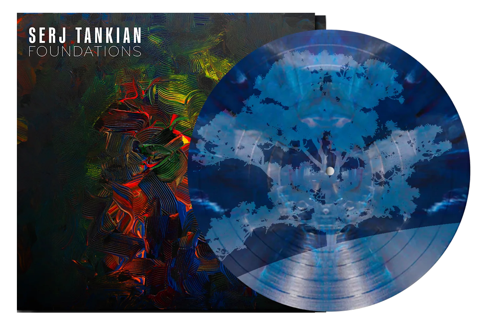 SERJ TANKIAN 'FOUNDATIONS' EP (Limited Edition – Only 500 Made, Dark Blue Marble w/ Etched B-Side Vinyl)