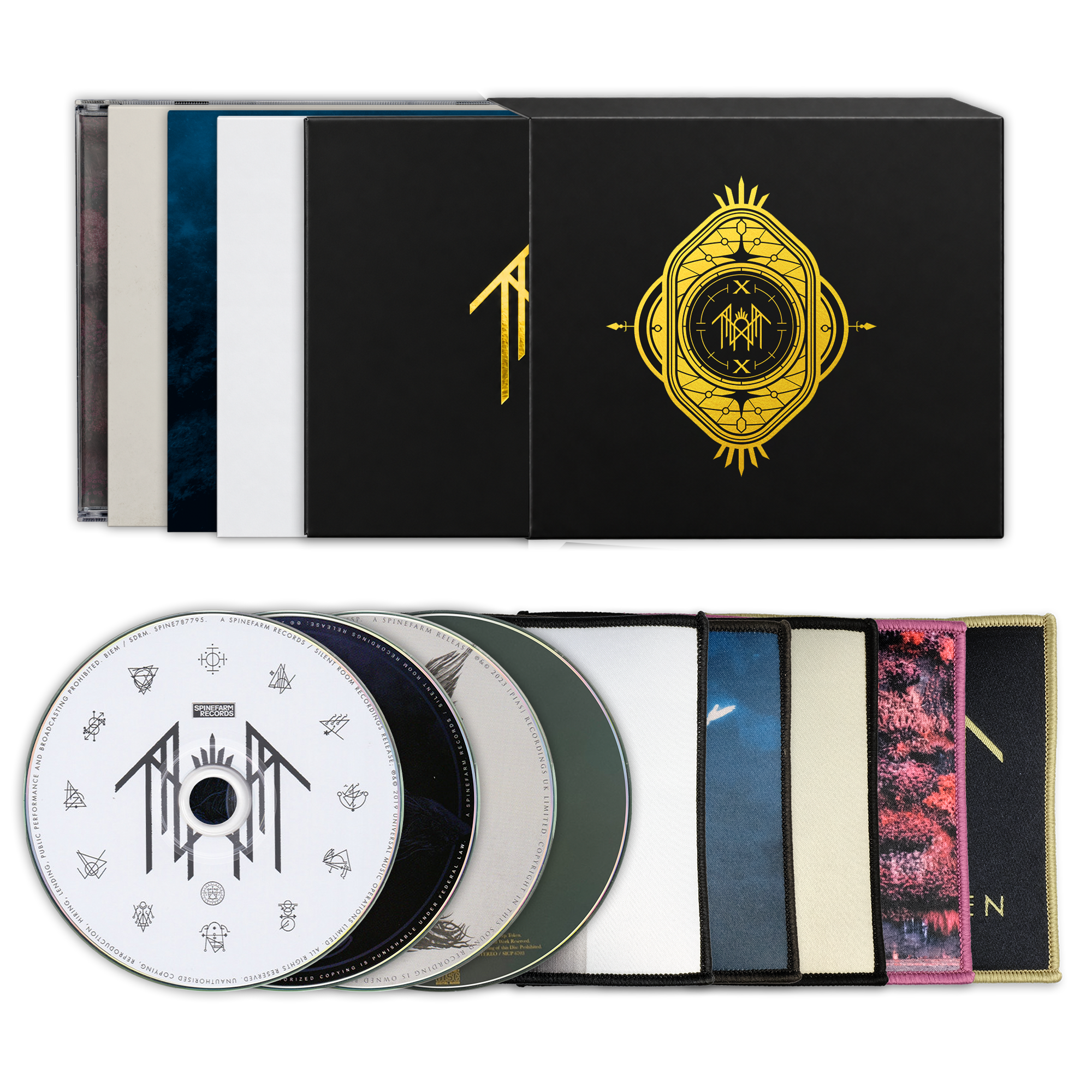 SLEEP TOKEN 10TH ANNIVERSARY CD BOX SET w/ EXCLUSIVE PATCHES
