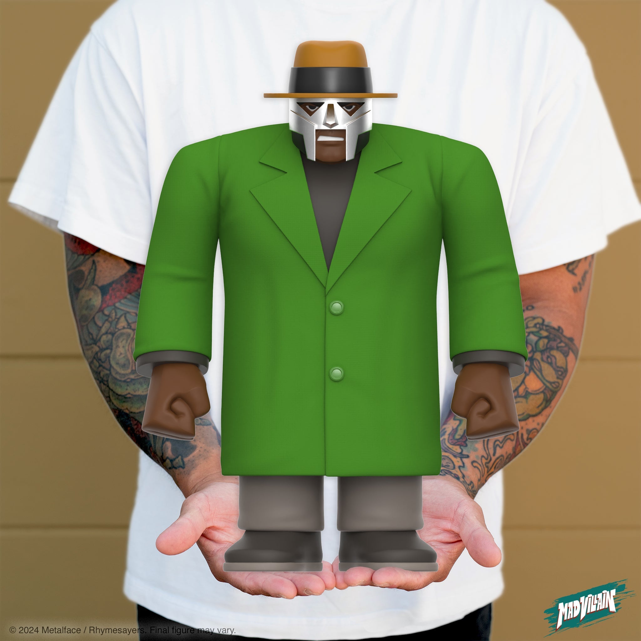 MF DOOM X MADLIB: MADVILLAIN 'ALL CAPS' SUPERSIZE REACTION FIGURE