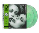 TYPE O NEGATIVE 'BLOODY KISSES' LP (Clear w/Green Swirl)