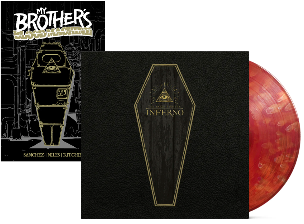 MY BROTHER’S BLOOD MACHINE BOOK + THE PRIZE FIGHTER INFERNO LP BUNDLE (Claudio Sanchez)