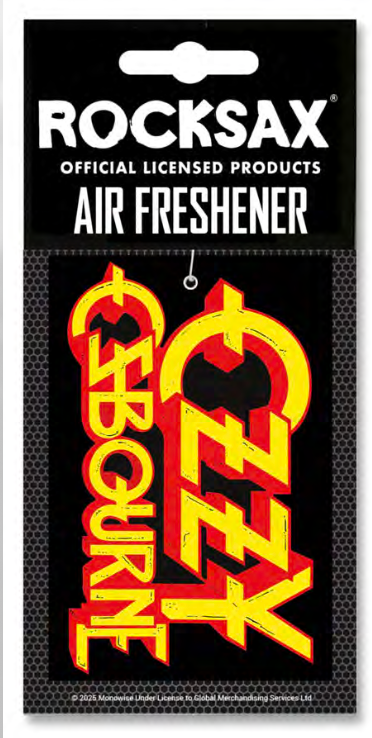 OZZY OSBOURNE LOGO AIR FRESHENER