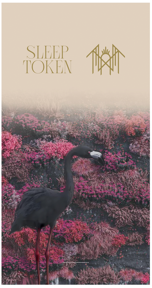SLEEP TOKEN 'EVEN IN ARCADIA COVER' BEACH TOWEL (32"x 63")