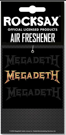 MEGADETH LOGO AIR FRESHENER