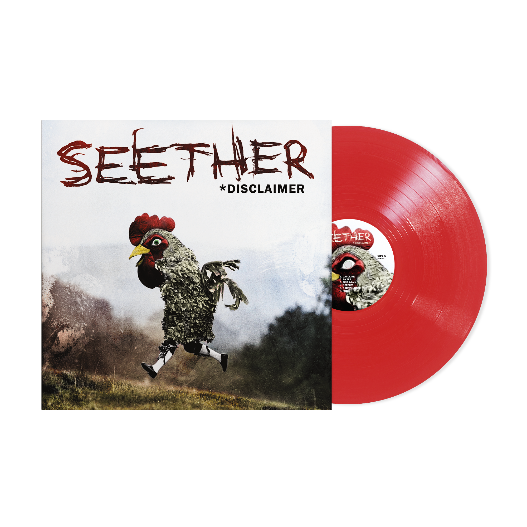 SEETHER 'DISCLAIMER' LP (Red Vinyl)