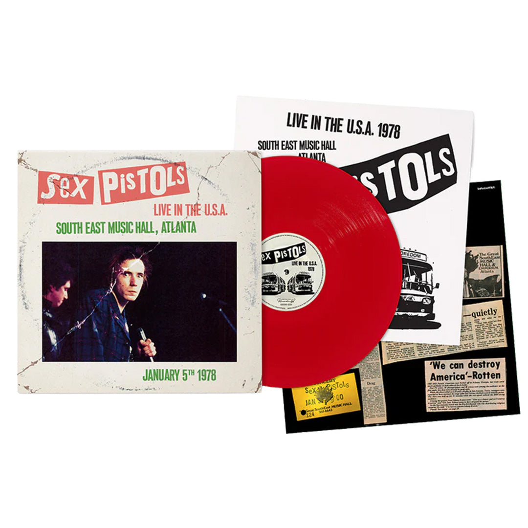 Sex Pistols Live In The U.S.A. 1978 - South East Music Hall Atlanta Red Vinyl