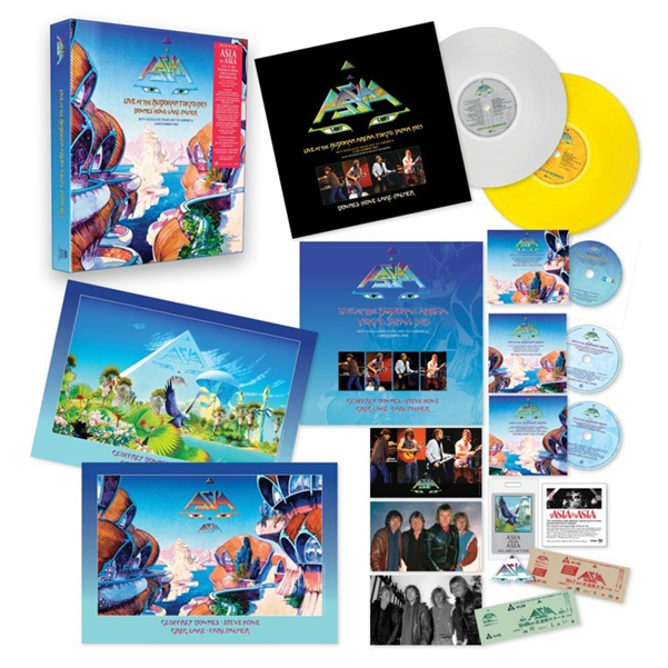 ASIA 'ASIA IN ASIA - LIVE AT THE BUDOKAN, TOKYO, 1983' LP  (Deluxe Box Set)