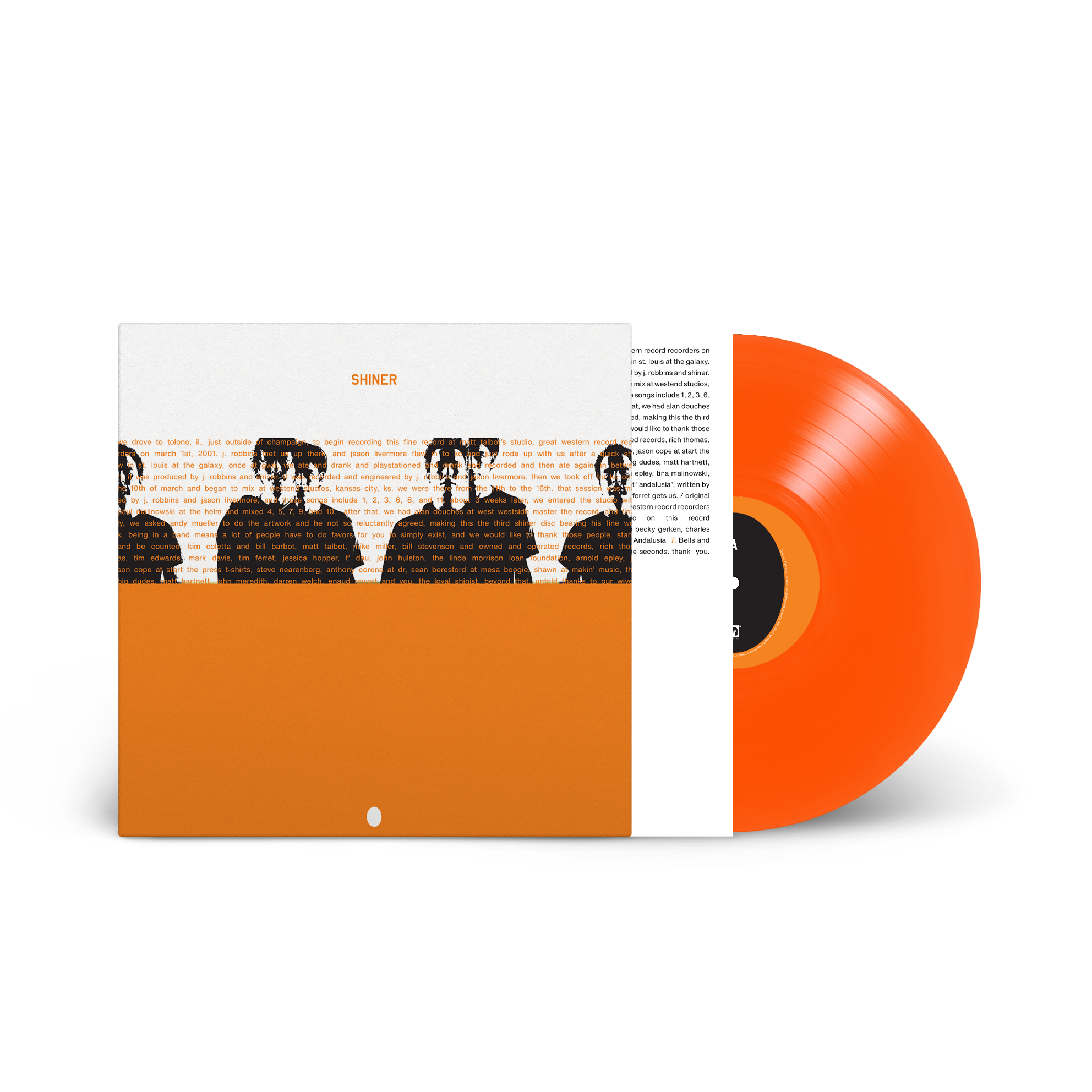 SHINER ‘THE EGG’ LP (Limited Edition – Only 300 made, Transparent Orange Vinyl)