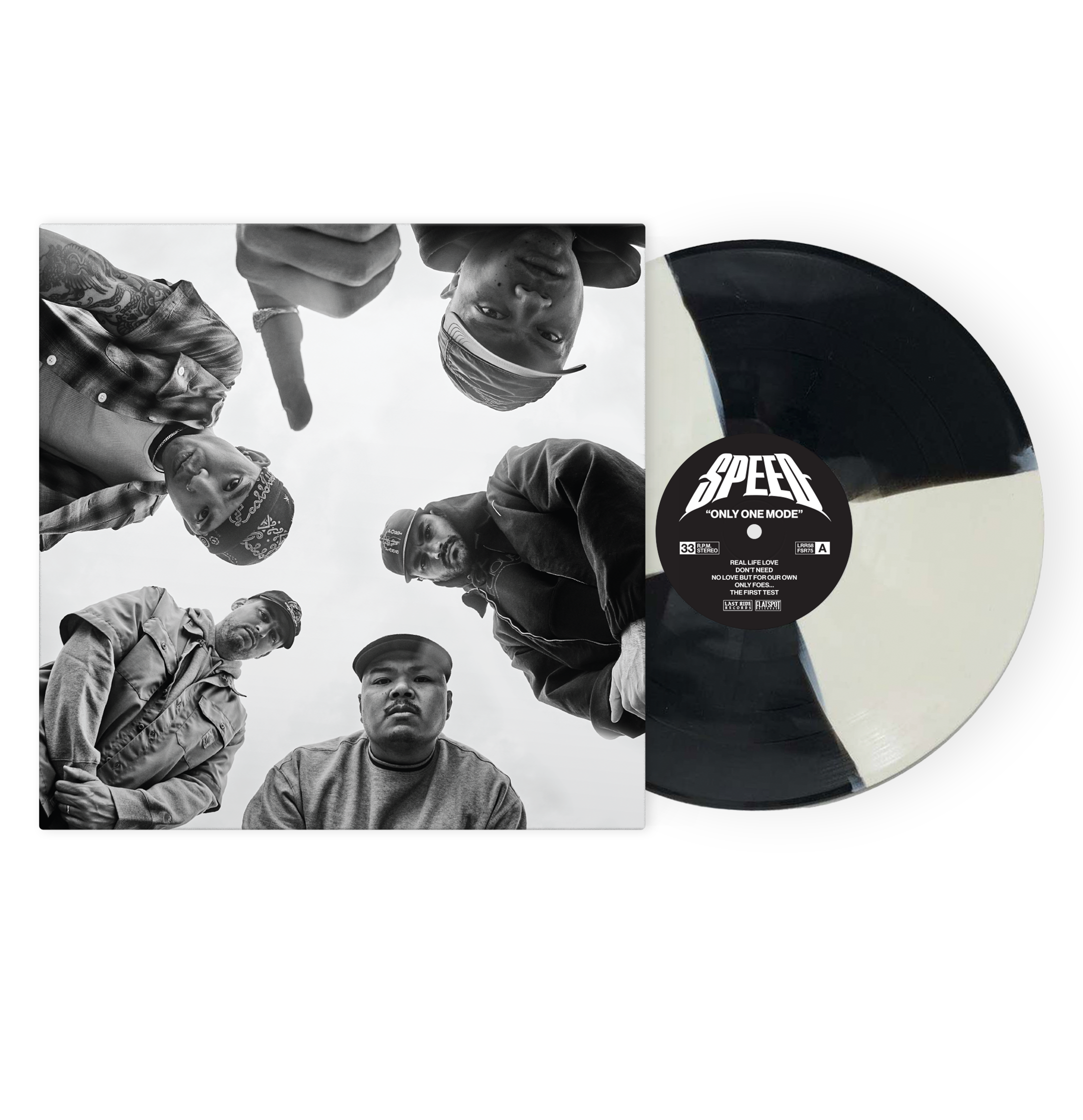 SPEED ‘ONLY ONE MODE’ LP (Limited Edition – Only 300 made, Quad Black & White Vinyl)