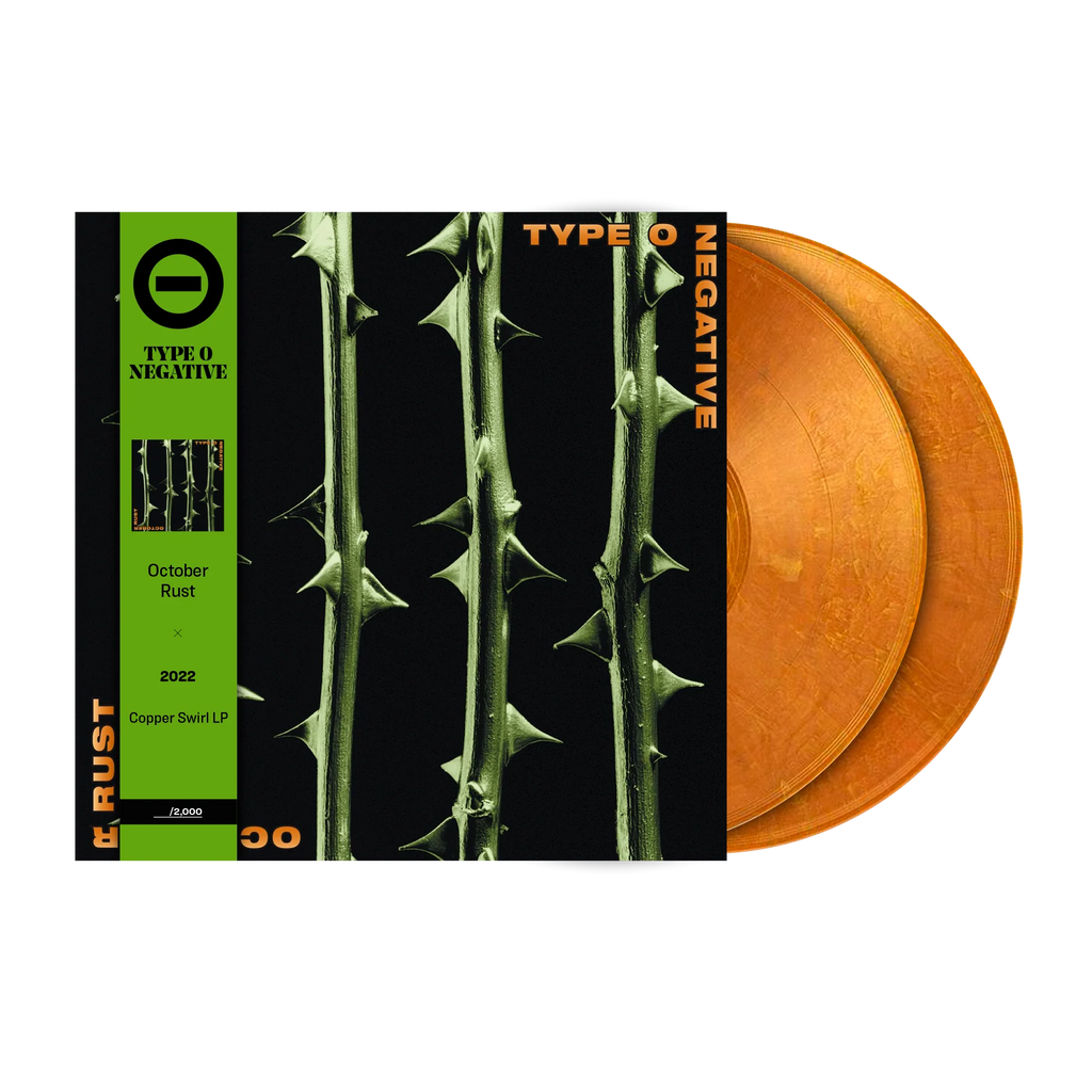 TYPE O NEGATIVE 'OCTOBER RUST' 2LP (Revolver Exclusive, Copper Pearles