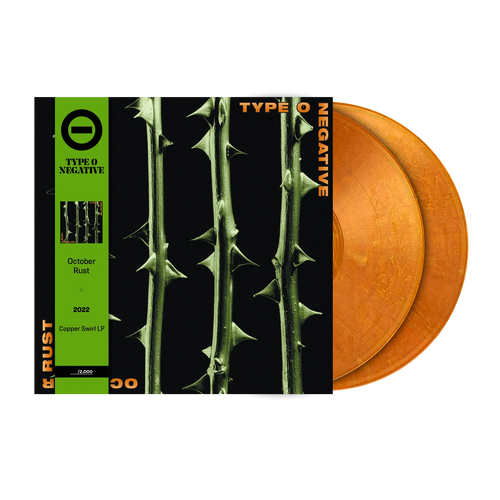 TYPE O NEGATIVE 'OCTOBER RUST' 2LP (Revolver Exclusive, Copper Pearlescent Swirl Vinyl)
