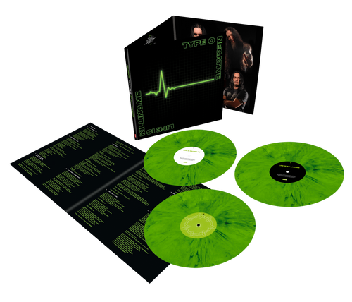TYPE O NEGATIVE 'LIFE IS KILLING ME' 3LP (20th Anniversary Edition, Green and Black Mixed Vinyl)