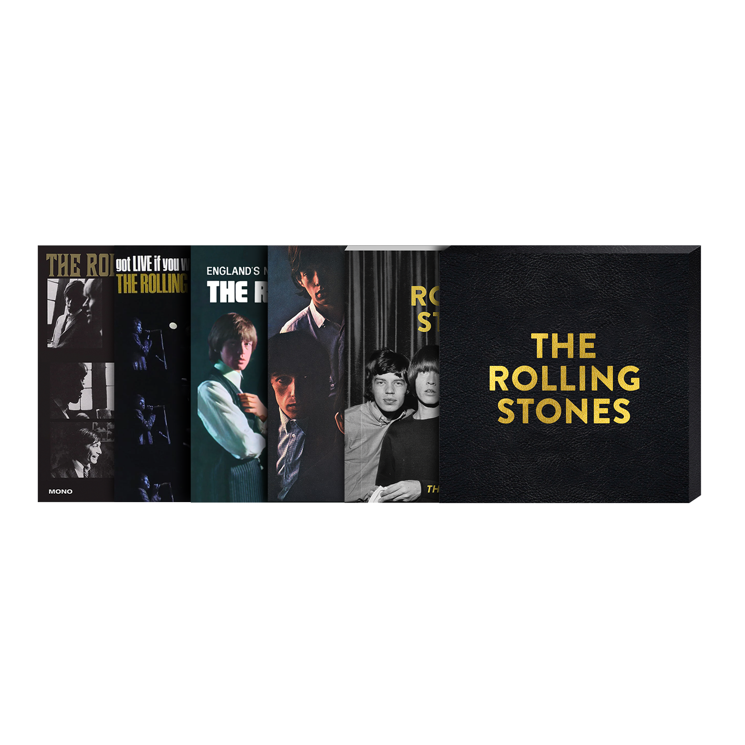 THE ROLLING STONES x GOLDMINE "EARLY YEARS" SPECIAL COLLECTOR’S EDITION SOFTCOVER BOOK w/4 LPS IN HEAVY DUTY NUMBERED BOX (Limited Edition – Only 300 Box Sets Made)