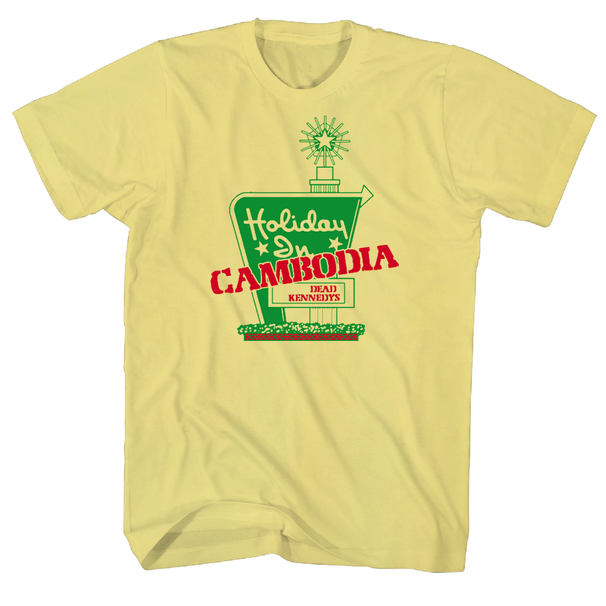 DEAD KENNEDYS YELLOW HOTEL CAMBODIA T-SHIRT