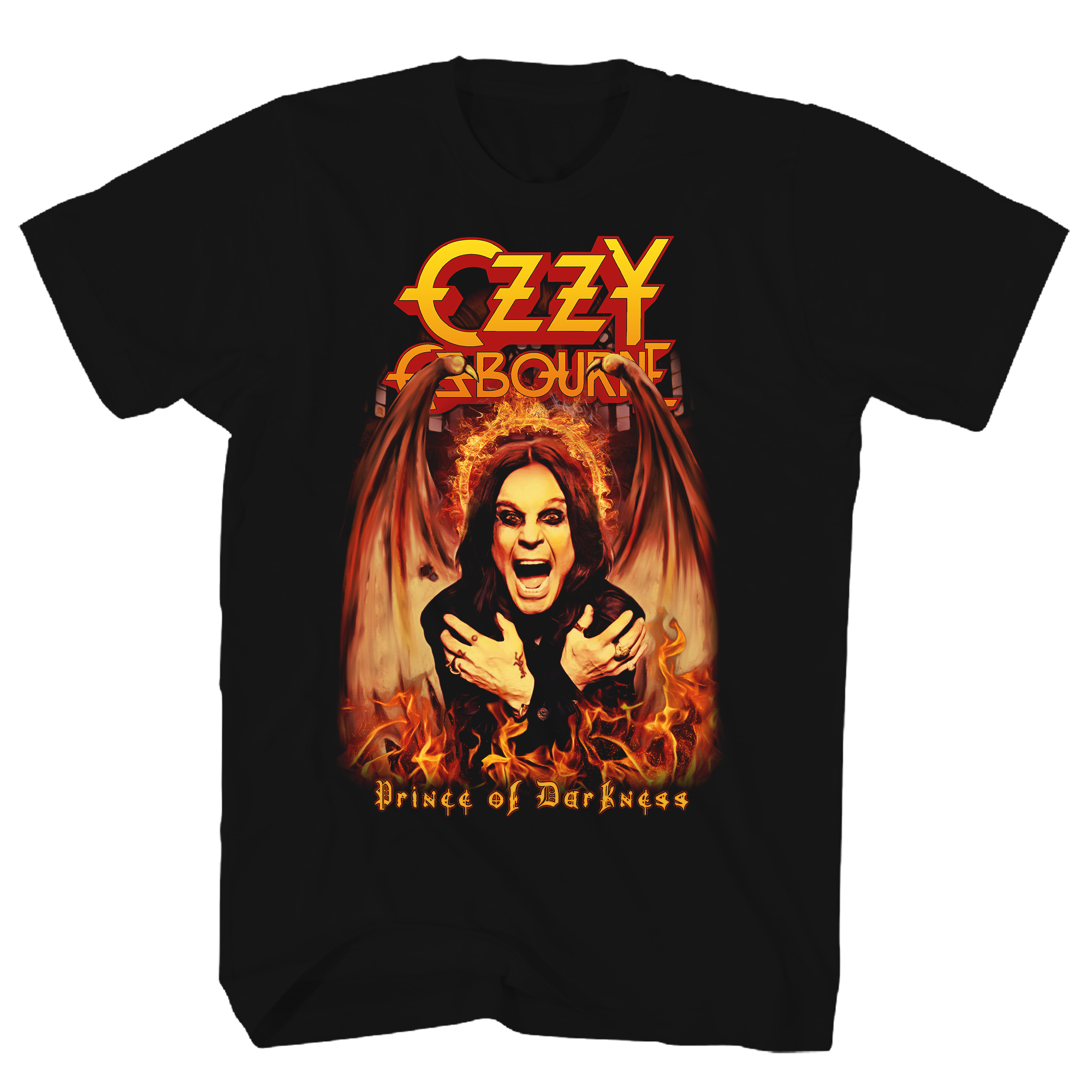 OZZY OSBORNE DEMON WINGS BLACK T-SHIRT