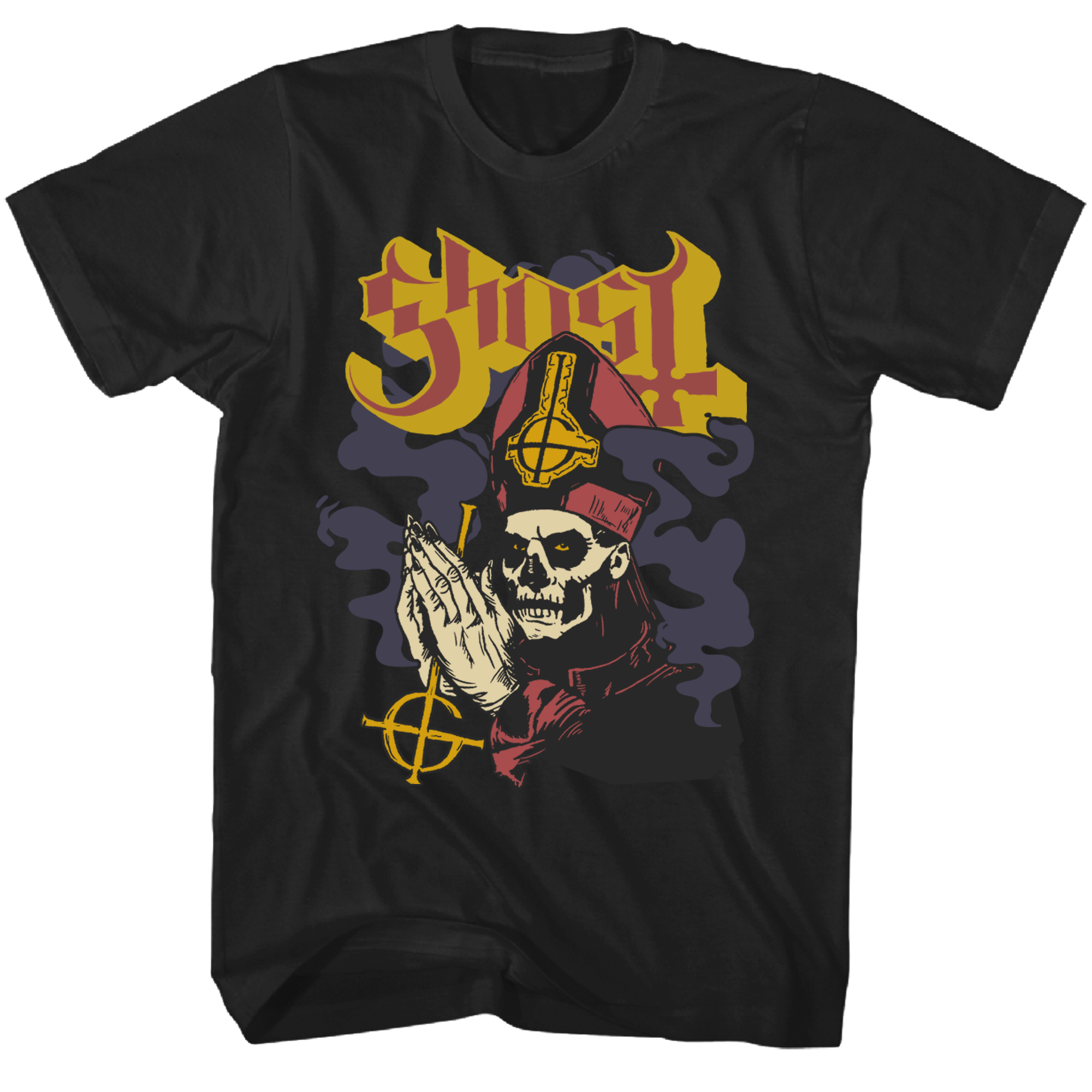 GHOST PAPA EMERITUS PRAYER T-SHIRT