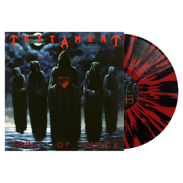 TESTAMENT 'SOULS OF BLACK' LP (Red Black Splatter Vinyl)