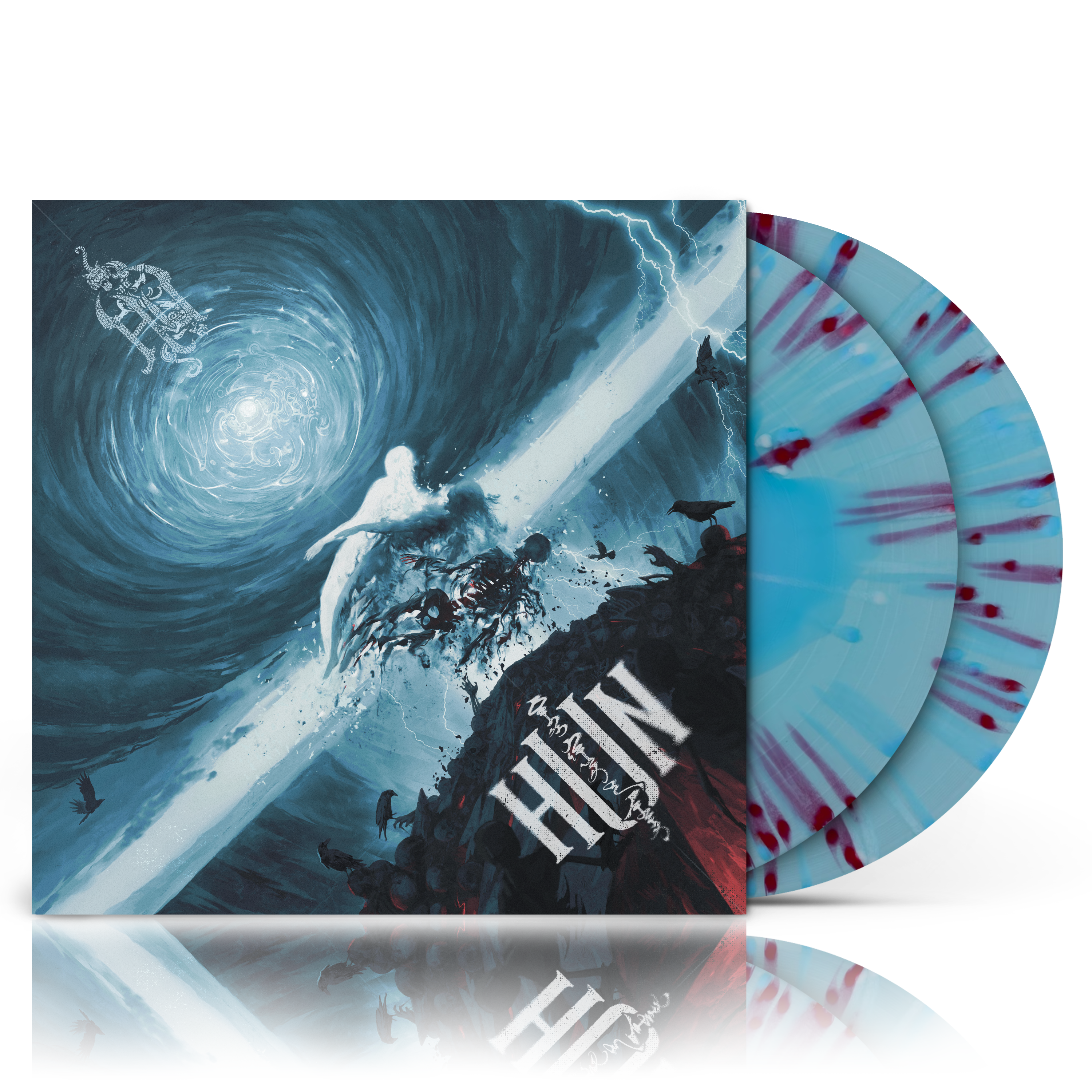 THE HU ‘HUN’ 2LP (Exclusive – Limited to 500, Blue w/ Red & White Splatter Vinyl)