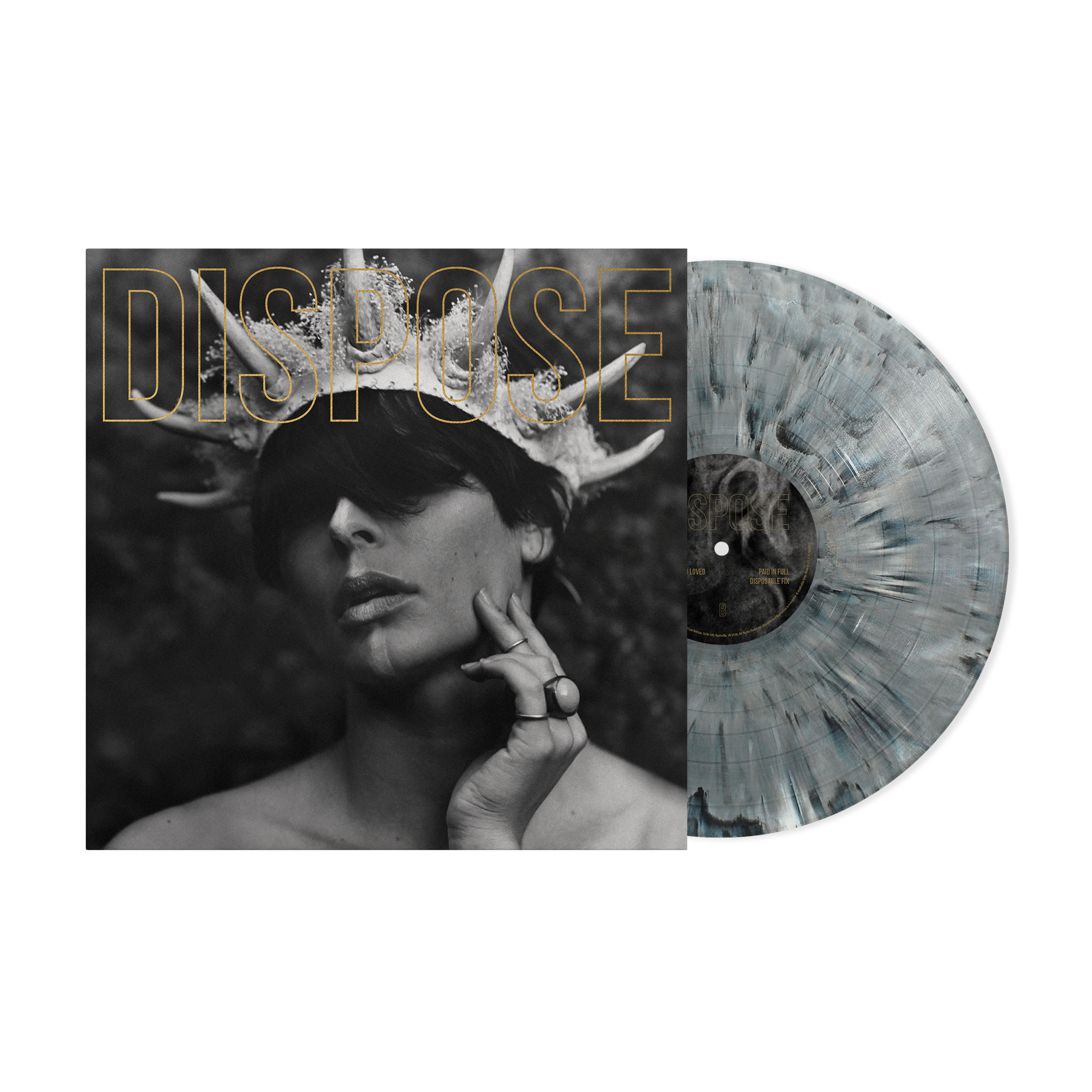 THE PLOT IN YOU ‘DISPOSE’ GOLD EDITION LP (Limited Edition – Only 300 Made, Grey Marble Vinyl)