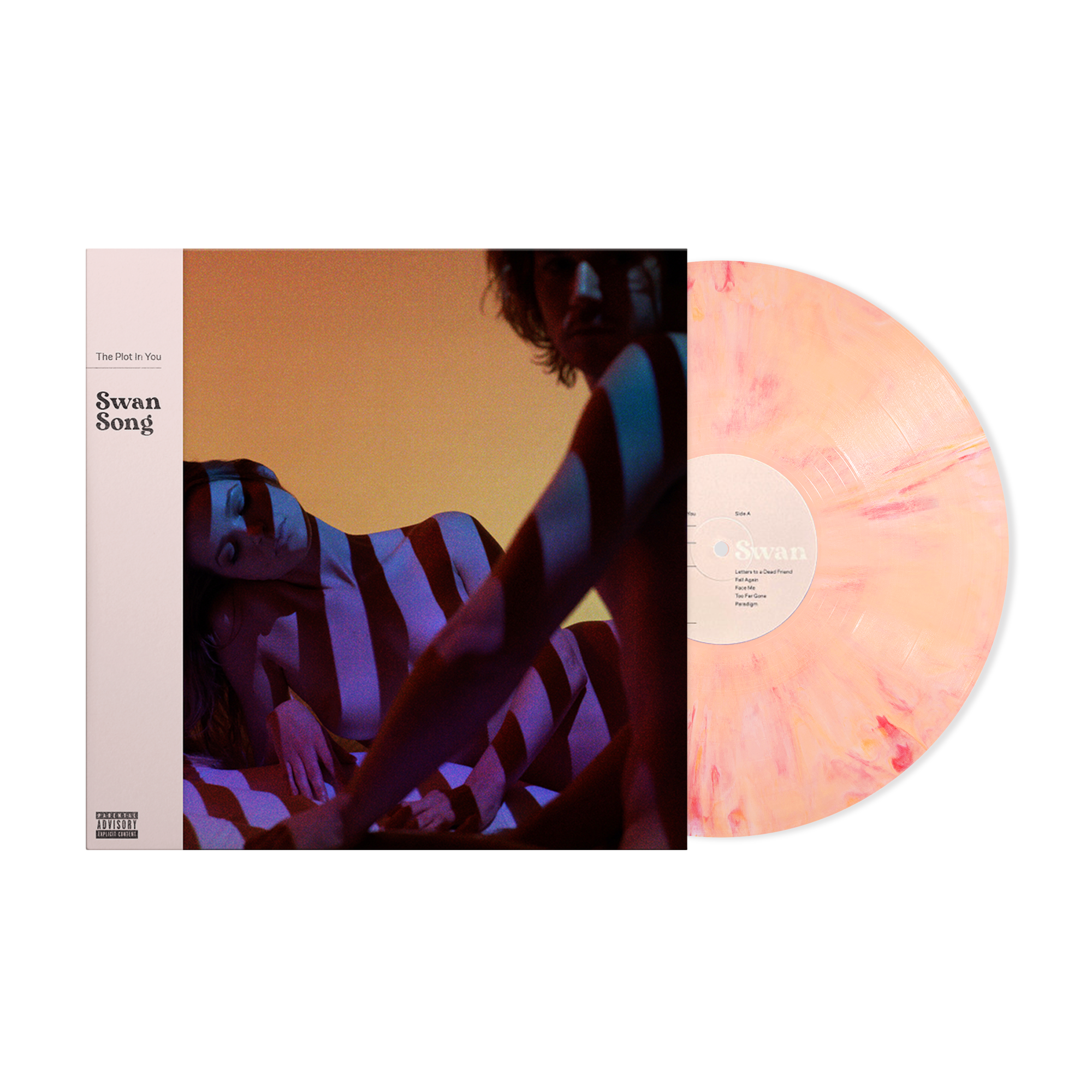 THE PLOT IN YOU 'SWAN SONG' LP (Sangria Vinyl)