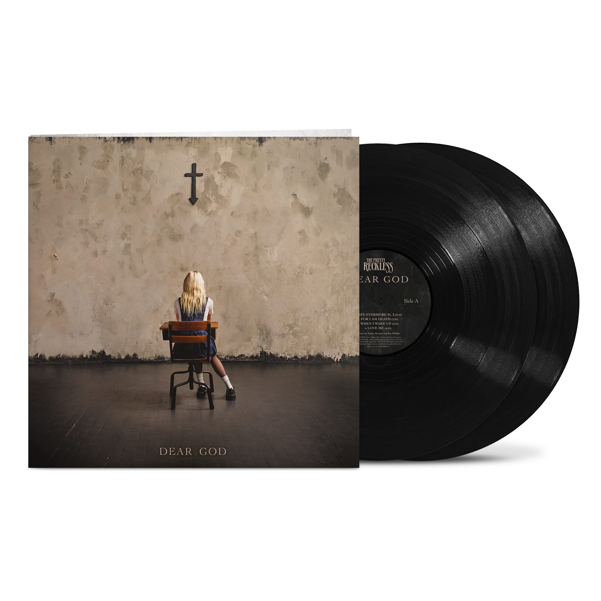 THE PRETTY RECKLESS ‘DEAR GOD’ 2LP (Black Vinyl)