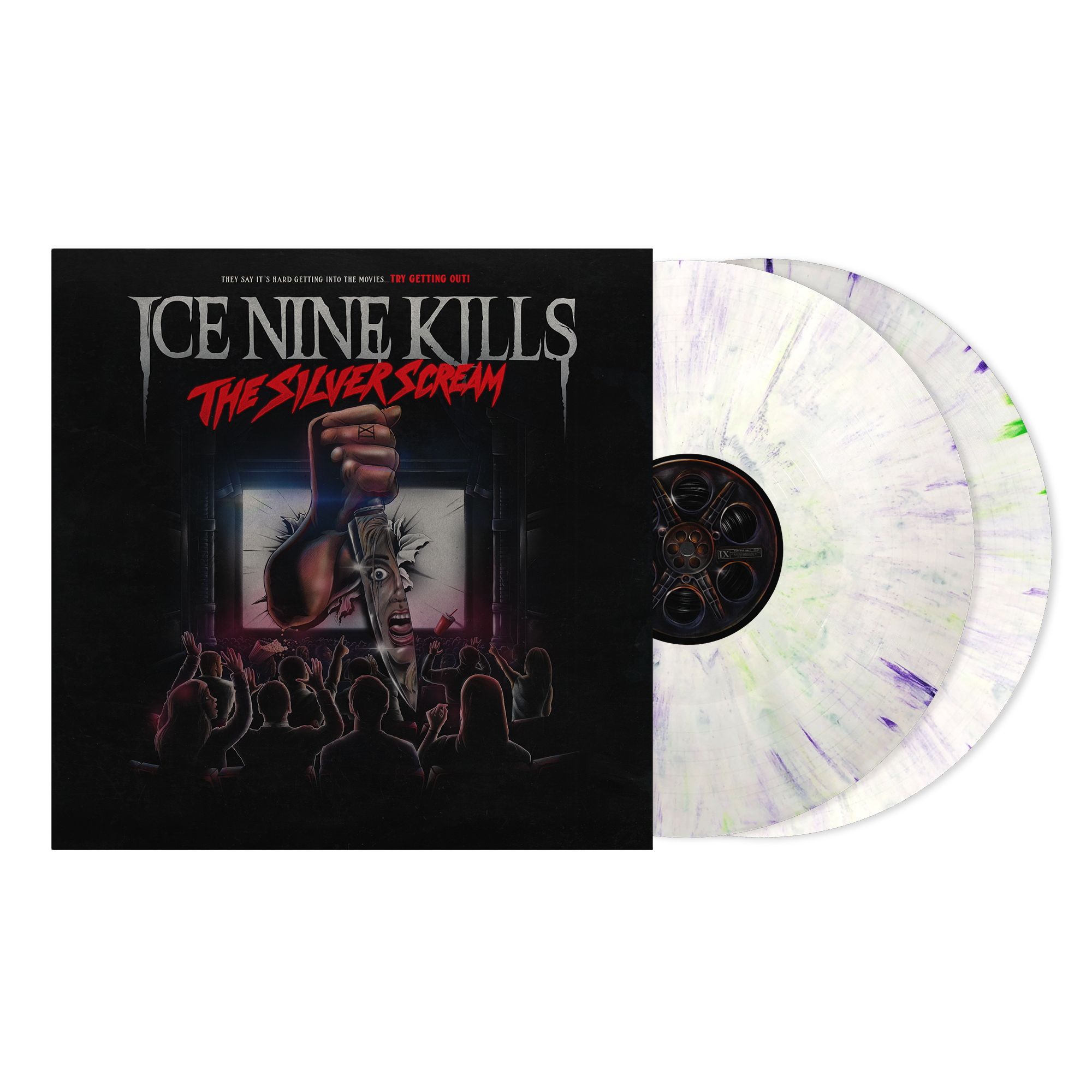 ICE NINE KILLS ‘THE SILVER SCREAM’ 2LP (Limited Edition – Only 500 Made, Bug Punch Vinyl)