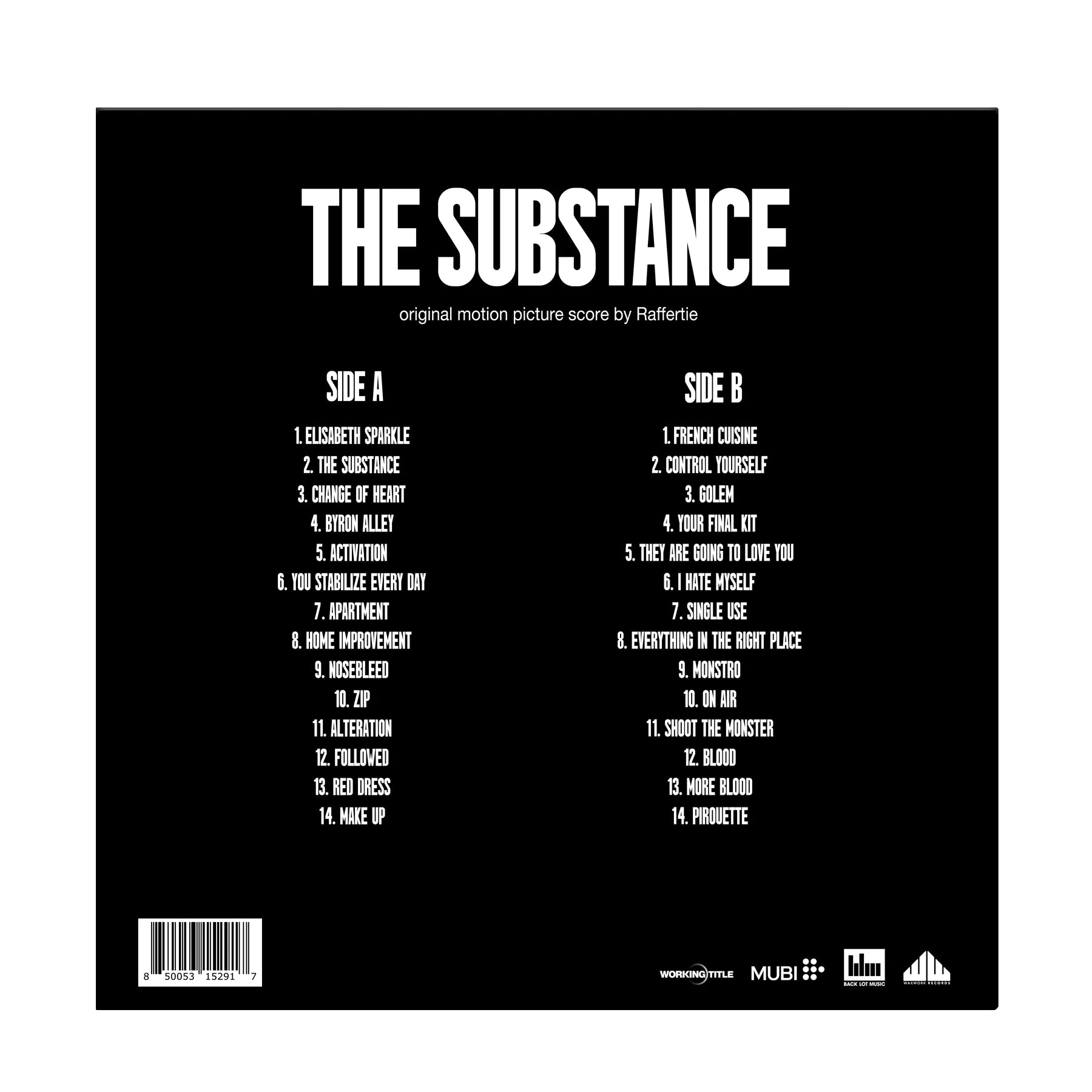 THE SUBSTANCE ORIGINAL MOTION PICTURE SCORE LP (Activator Fluorescent Green Vinyl)
