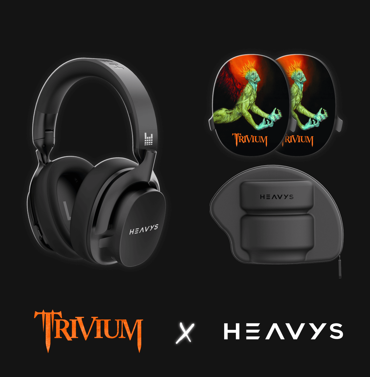 TRIVIUM X HEAVYS 'ASCENDANCY' EDITION HEADPHONES