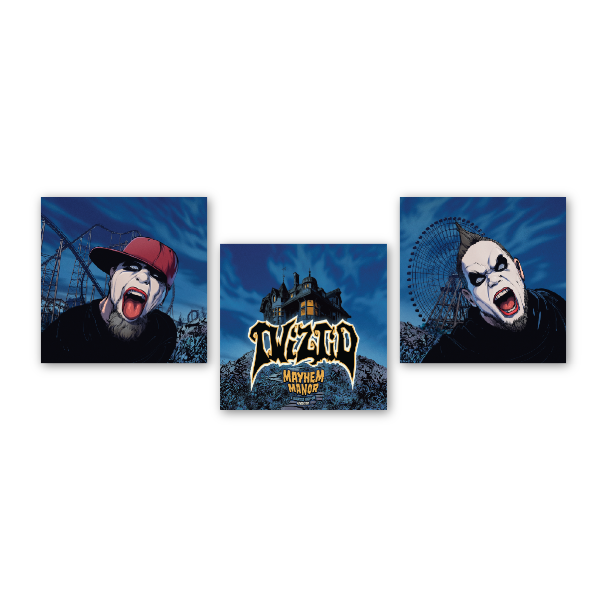 TWIZTID 'HAUNTED HIGH-ONS' LP (Green Vinyl) + TWIZTID: MAYHEM MANOR - GRAPHIC NOVEL