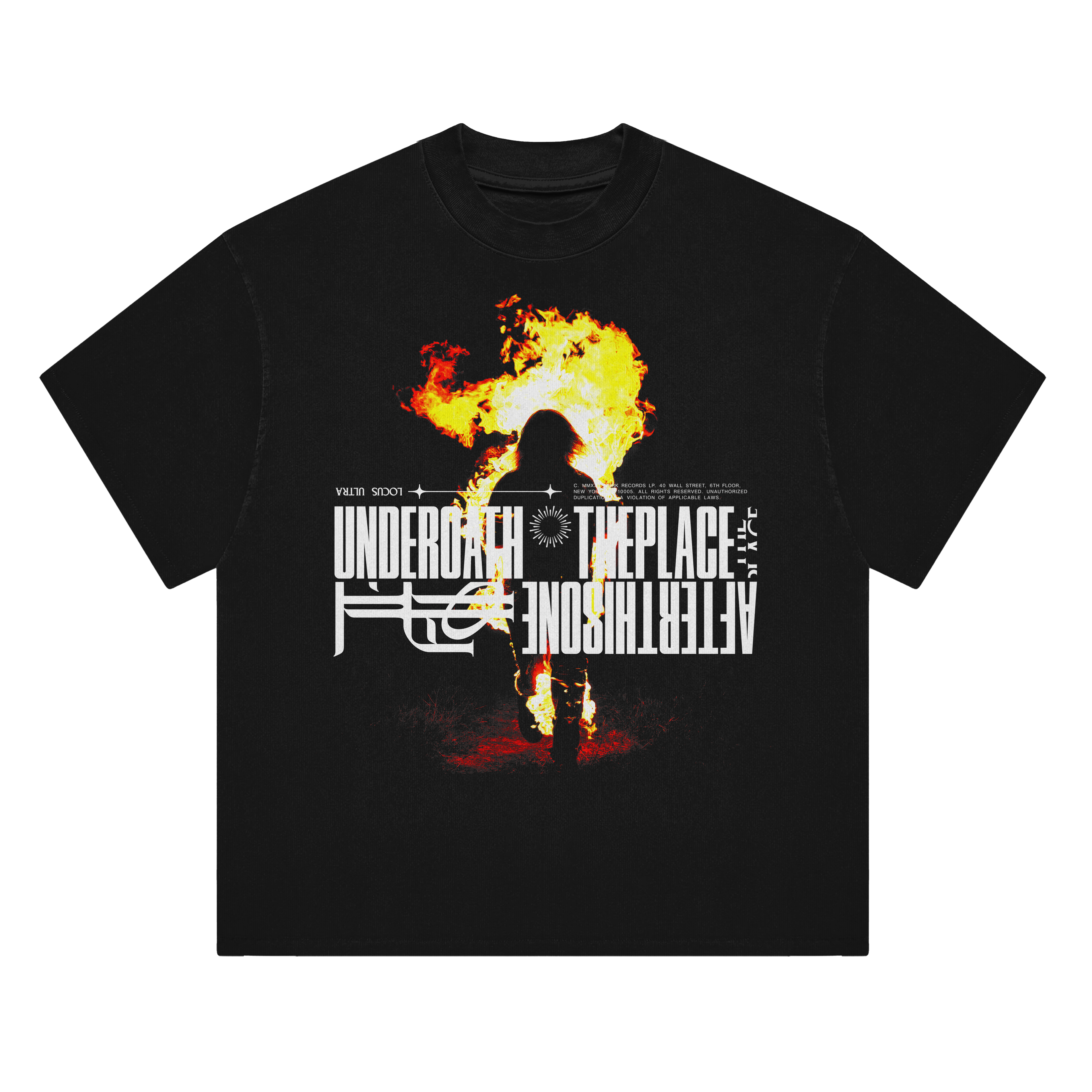 UNDEROATH "FIRE RUN" LIMITED EDITION T-SHIRT