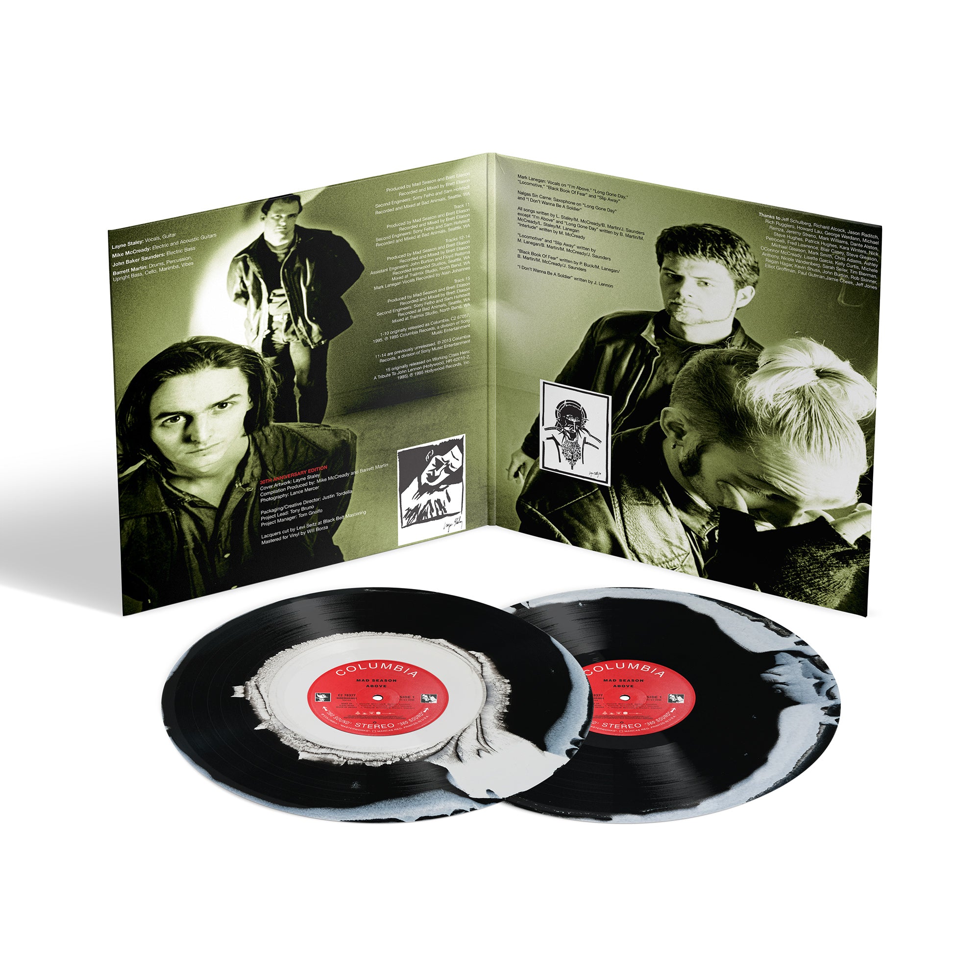 MAD SEASON 'ABOVE’ 30TH ANNIVERSARY EDITION 2LP (Limited Edition – Only 950 Made, A-Side/B-Side - Black & White Vinyl)