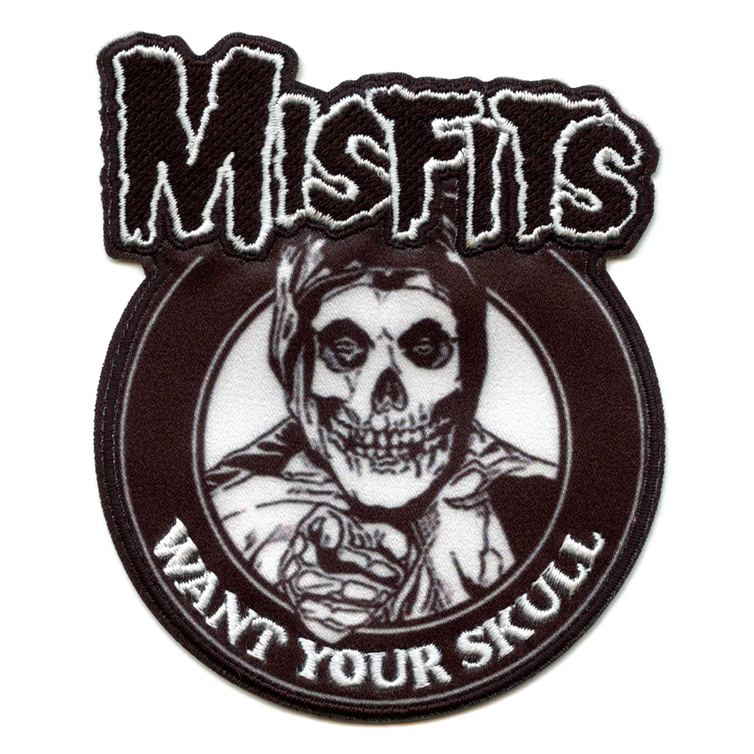 MISFITS WANT YOUR SKULL PATCH