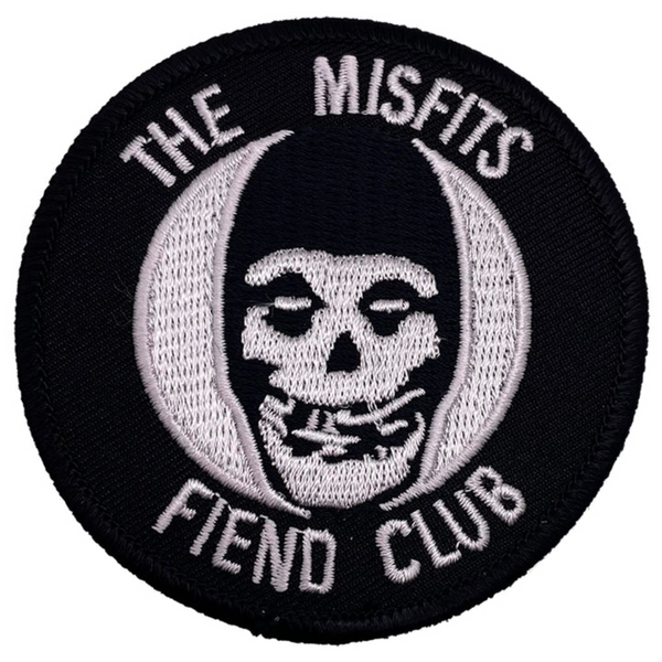 MISFITS FIEND CLUB PATCH PIN