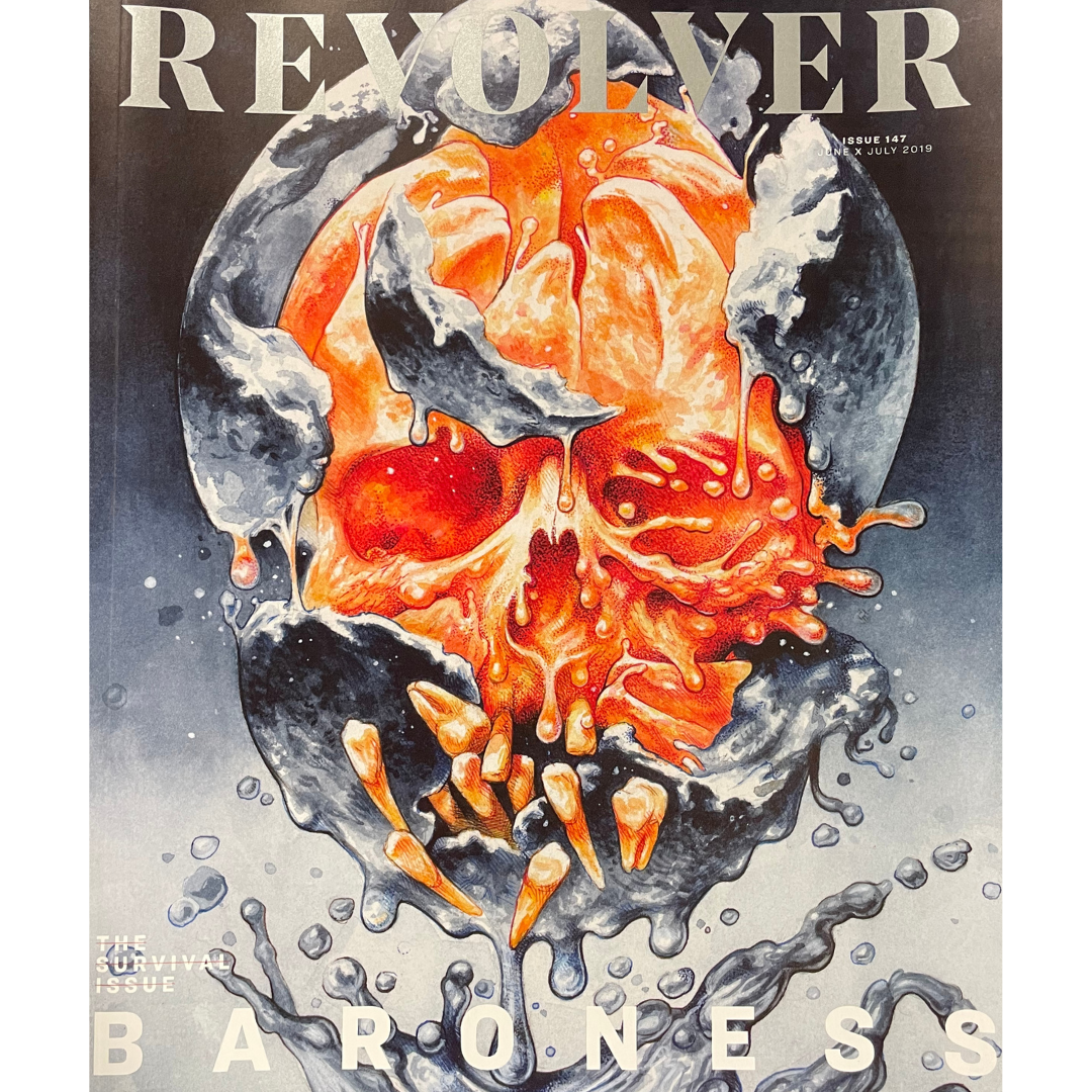 REVOLVER JUNE/JULY 2019 SURVIVAL ISSUE FEATURING BARONESS (ORANGE SKULL)