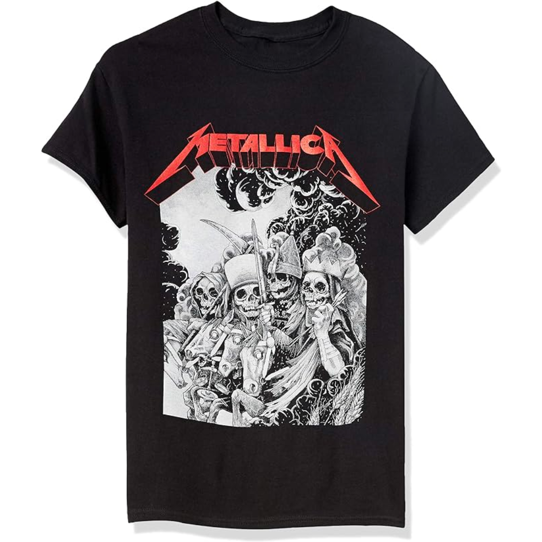 METALLICA 'THE FOUR HORSEMEN' GREYSCALE T-SHIRT