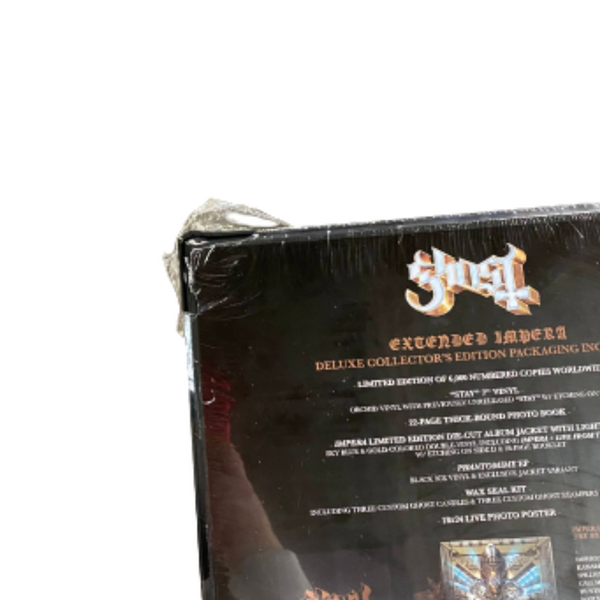 GHOST 'EXTENDED IMPERA' BOX SET (Collectors Edition, Sky Blue & Gold Vinyl) *BLEMISHED BOX*