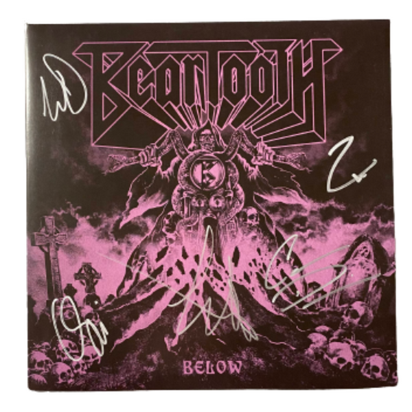 BEARTOOTH 'BELOW' LP (Signed, Ultraclear w/ Purple & Black Splatter Vinyl)