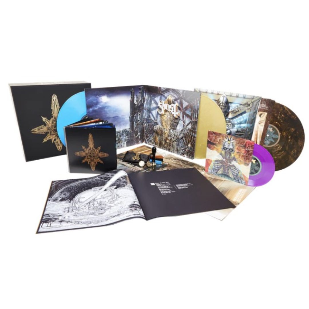 GHOST 'EXTENDED IMPERA' BOX SET (Collectors Edition, Sky Blue & Gold Vinyl) *BLEMISHED BOX*