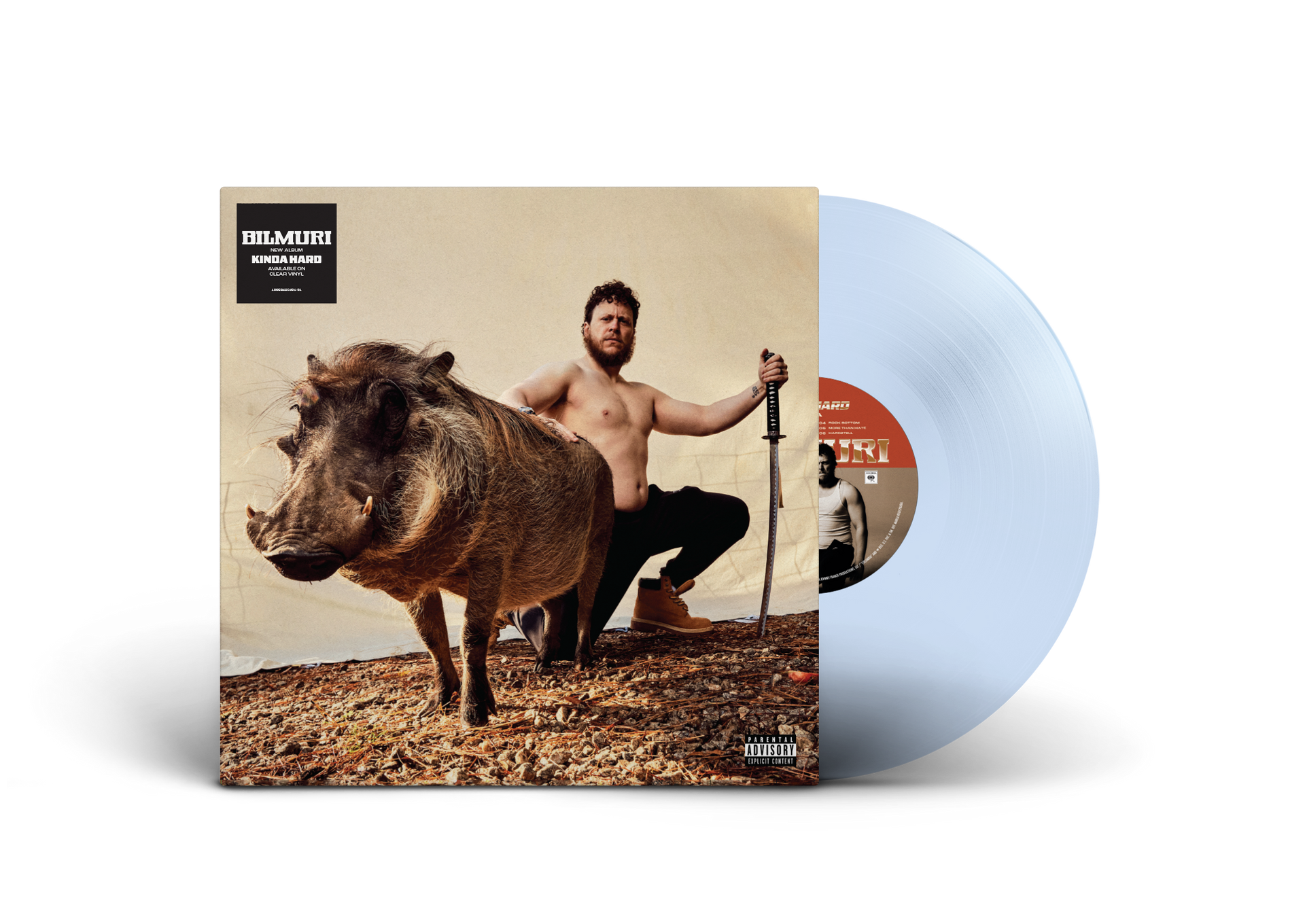 BILMURI 'KINDA HARD' LP (Clear Vinyl)