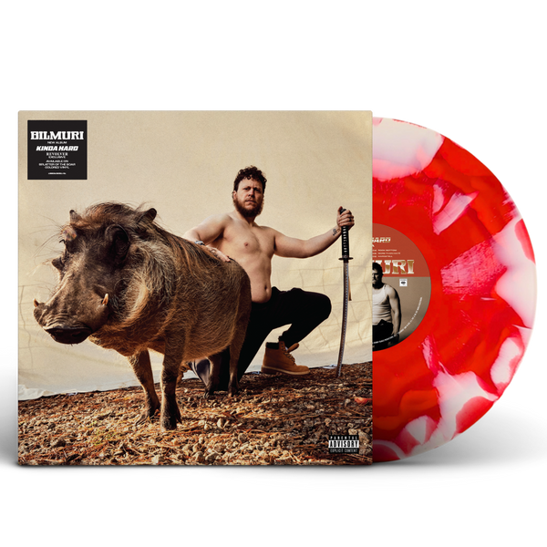 BILMURI 『KINDA HARD』 クリアビニール BILMURI 'KINDA HARD' LP (Exclusive – Limited to 500, Red & White Blotc