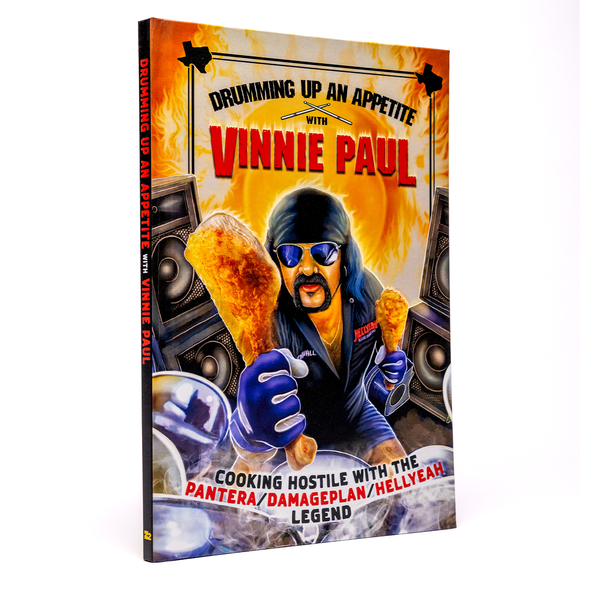 VINNIE PAUL 'DRUMMING UP AN APPETITE' BOOK