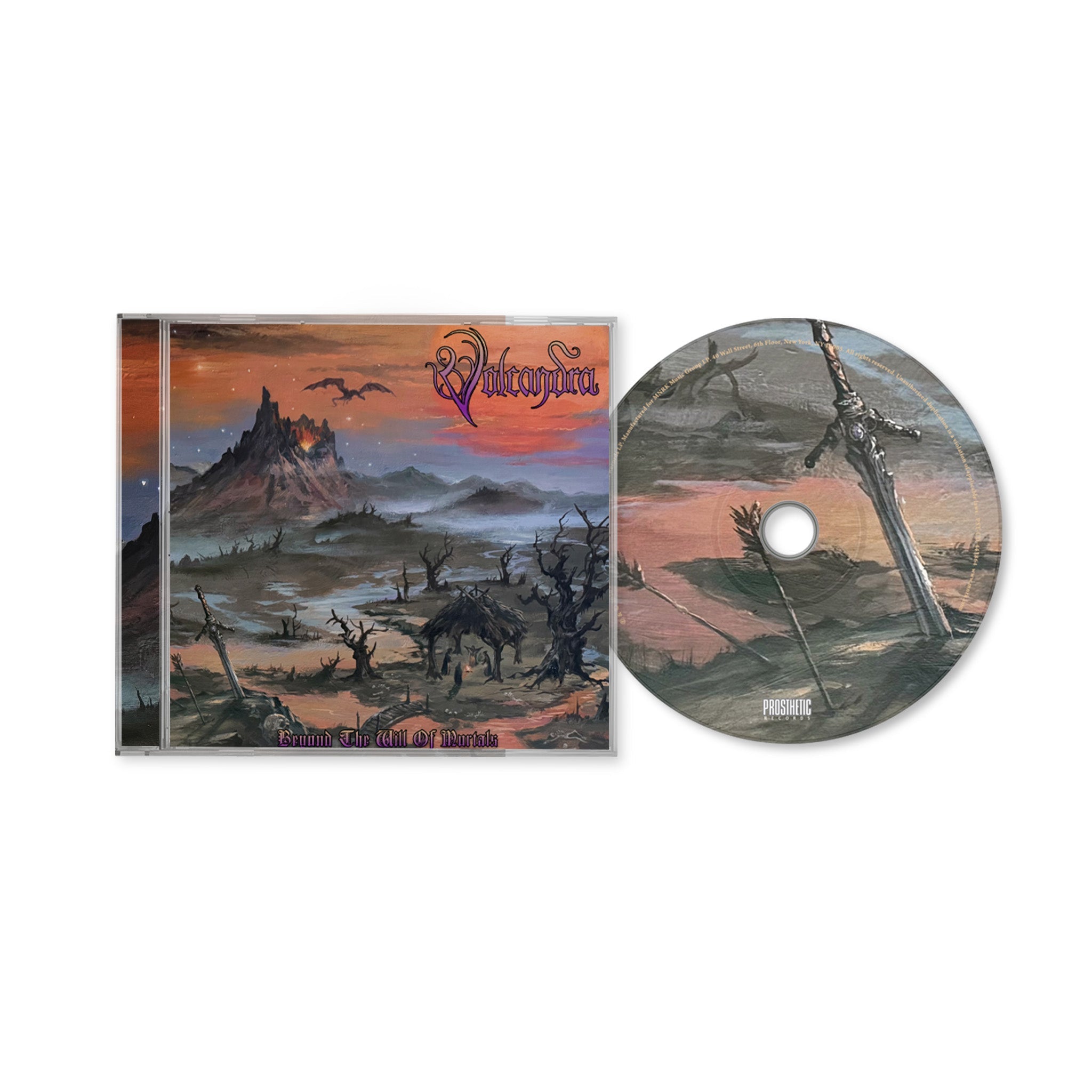 VOLCANDRA 'BEYOND THE WILL OF MORTALS' CD