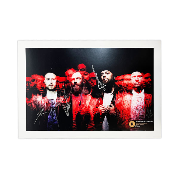 BULLET FOR MY VALENTINE X WELCOME TO ROCKVILLE 2023 LIMITED EDITION SIGNED POSTER