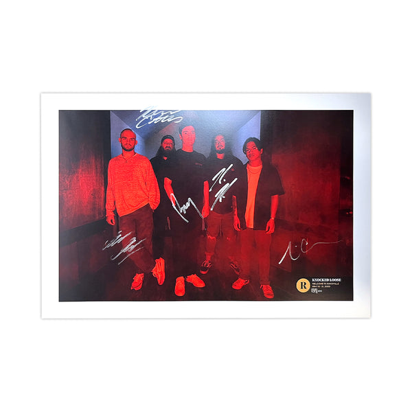 KNOCKED LOOSE X WELCOME TO ROCKVILLE 2023 LIMITED EDITION SIGNED POSTER