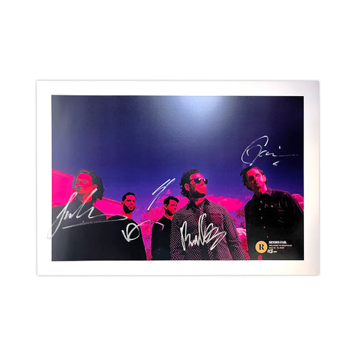 SENSES FAIL X WELCOME TO ROCKVILLE 2023 LIMITED EDITION SIGNED POSTER